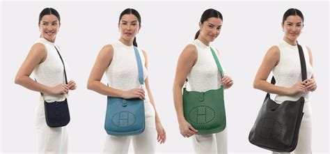 evelyne hermes bag sizes|what size is the évelyne bag.